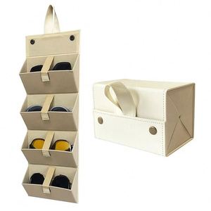 Sunglasses Organizer Travel <b>Glasses</b> Case Multiple Pairs Eyeglasses Storage Box Hanging Eyewear Holder - Product Image 1