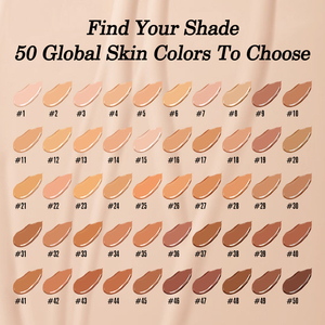 Fond de teint liquide portable à couvrance totale et fini mat, imperméable, résistant à la transpiration, longue durée, végan, format voyage, marque privée - Product Image 4