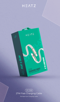 Câble de charge rapide 3A Type-C pour iPhone, en nylon, à angle droit, pour téléphones portables, banques d'alimentation, écouteurs, avec une longueur de 1 m, pour montres intelligentes
