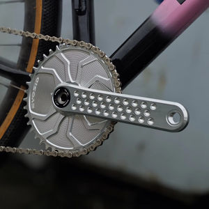 EVOSID Plato <span class=keywords><strong>de</strong></span> 3 pernos para <span class=keywords><strong>bicicleta</strong></span> <span class=keywords><strong>de</strong></span> carretera <span class=keywords><strong>de</strong></span> grava <span class=keywords><strong>dientes</strong></span> anchos estrechos 0mm Offset 40T-56T disco redondo <span class=keywords><strong>8</strong></span>-13 plato <span class=keywords><strong>de</strong></span> velocidad - Product Image 6