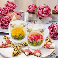 Thé Zhongrun, fleurs séchées artisanales chinoises, saveurs de fruits, 20 magnifiques boules de thé en fleurs, soin de beauté, santé, origine Zhejiang, sous vide