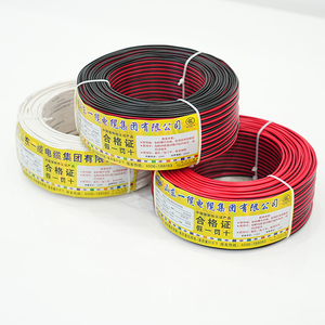 <span class=keywords><strong>สาย</strong></span><span class=keywords><strong>ไฟ</strong></span> LED ขนาด 14awg 12wg 18awg 19awg 20awg 22awg 1.5 มม. 2.5 มม. 2 มม. 1 มม. 0.8 มม. แบบสองแกน <span class=keywords><strong>สาย</strong></span>คู่ขนาน ฉนวน PVC CCA - Product Image 5