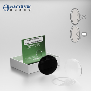 Lenti Ottiche H&C Optik All'Ingrosso 1.67 Fotocromatiche SHMC MR-7 Personalizzate Prezzo Conveniente Diametro 75mm Lenti Ottiche PGX - Product Image 5