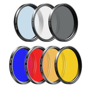 Apexel universel Mobile photographie filtre lentille Kit Clip téléphone portable ND32 <span class=keywords><strong>CPL</strong></span> couleur 52mm filtre Kits de voyage 7 en 1 - Product Image 1