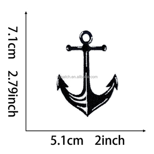 Juego de parches bordados con tema del océano personalizado, 10 Uds., Animal marino, ballena, Tortuga, ancla, apliques de pescado, insignia de planchado DIY - Product Image 4