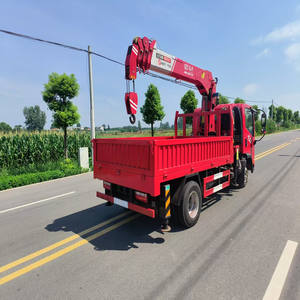 4*2 כונן מנוף נייד משאית 5 טון מתקפל בום מנוף דיזל דלק חדש במנוף למכירה - Product Image 4