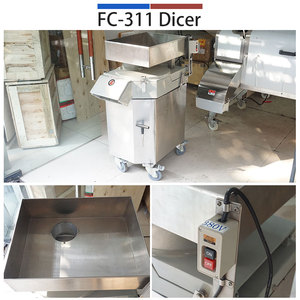 Commercial Papaya Peeling & <b>Dicing</b> Machine Automatic Fruit & Vegetable Processor SUS304 Stainless Steel 300-500kg/h Capacity - Product Image 2