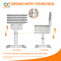 Fournisseur fiable Table et chaises pour enfants Table et chaise d'étude de luxe pour adultes Vente à chaud Bureau d'étude avec chaise moderne