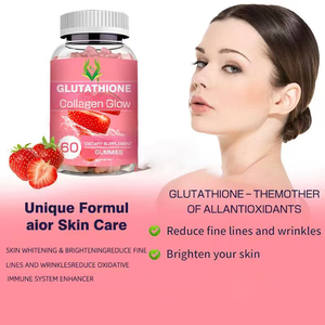 Gomitas de Colágeno Oem Odm con Vitaminas para Aclarar la Piel, Reducir Arrugas, Mejorar la Luminosidad, Gomitas con Sabor a Fresa - Product Image 4