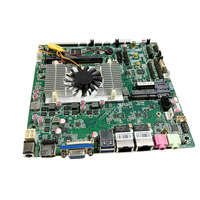 Carte mère industrielle embarquée Intel SOC PCIe SBC, DDR4 simple 32 Go, Mini-PCIE, 6 ports COM, VGA multi-affichage pour passerelles IoT LVDS Mini-ITX