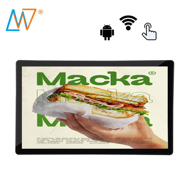 Vesa Wall Mount 21 21.5 22 Inch Android Wifi Smart All in One PC Digital Signage Touch Screen Monitor