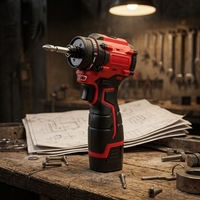Outil multifonctionnel pour la maison, perceuse à main rechargeable sans fil avec moteur sans balais au lithium-ion 16,8 V et ensemble de tournevis électrique miniature