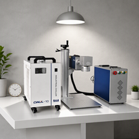 Machine de marquage laser UV de bureau 10W 15W 20W, puissance optionnelle, graveur laser UV pour l'électronique, les circuits imprimés et le marquage de cristaux