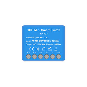 Soporte OEM Wifi Mini Diy Rf 433Mhz Control remoto inalámbrico Interruptor inteligente Módulo de relé para lámpara de luz <span class=keywords><strong>LED</strong></span> para el hogar - Product Image 1