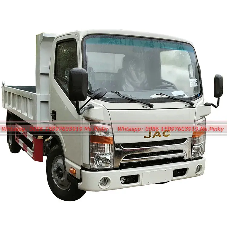 Chất lượng cao 4x2 nhiệm vụ ánh sáng jac Dumper tipper xe tải giá rẻ hơn cho doanh số bán hàng WhatsApp + 86 15897603919