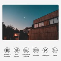 OUTLUX E056 LED Portable Léger en Aluminium IP65 Étanche 200W SMD Haute Qualité CRI Ra80 3CCT Stade de Cricket IK08 Garantie 2 Ans