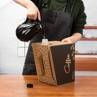 Caja de Papel de 96oz con Impresión de Logotipo Personalizado para Cápsulas de Café y Whisky/Tequila, con Recubrimiento UV, Cierre Magnético Reciclable