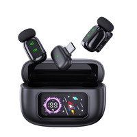 Microphone Lavalier Sans Fil T1 Mini Ultra-Léger 5g avec Réduction de Bruit IA à 3 Niveaux