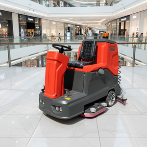 Fast Delivery Ride-on Double-brush Scrubber <b>Machine</b> High Quality <b>Floor</b> Cleaner Automatic Pump Restaurant Hotels - Product Image 3