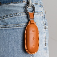 Étui à clés Li Auto L9 pour voiture L8 2024, modèles L7/L6, cuir de vachette véritable première couche tanné végétal, fabrication chinoise haut de gamme