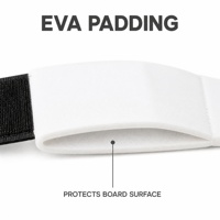 Sangle de transport réglable pour bâtons de ski en polyester/nylon écologique, auto-adhésive, double face, avec boucle auto-agrippante robuste, imprimée KRT