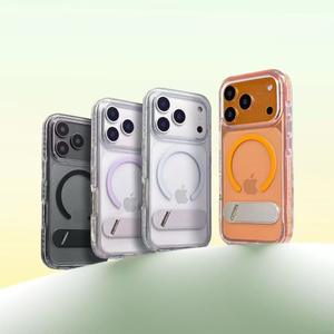 <span class=keywords><strong>Coque</strong></span> de téléphone magnétique <span class=keywords><strong>transparente</strong></span> avec support, compatible avec <span class=keywords><strong>iPhone</strong></span> 17 <span class=keywords><strong>Pro</strong></span> Max/16/15/14/13/<span class=keywords><strong>12</strong></span> - Product Image 2