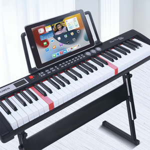 Bàn phím Organ điện tử 61 phím chuyên nghiệp với hiệu ứng ánh sáng nhạc cụ - Product Image 1