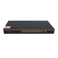 TINCAM 24*1000M ports + 2 ports de liaison montante + 2 giga SFP commutateur réseau Gigabit Ethernet non géré avec montage en rack de 19 pouces pour CCTV