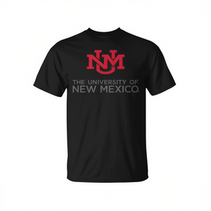Camiseta Negra de la Universidad de Nuevo México, Ropa Deportiva para Fanáticos - Product Image 1