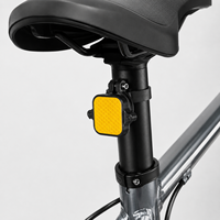 Luz Trasera para Bicicleta 4G LTE Fácil de Instalar con GPS, Rastreador Inteligente Beidou LBS, Resistente al Agua IPX5, Función de Localización de Bicicleta, Plástico