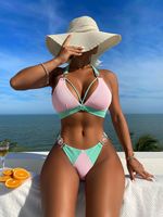 Venta caliente Sexy Chica Joven Traje de baño de dos piezas Mujeres Ropa interior sexy Trajes de baño