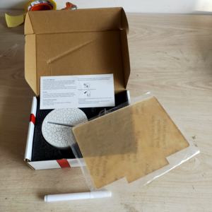 Veilleuse d'écriture avec stylos effaçables de <span class=keywords><strong>7</strong></span> couleurs, Note de Message réinscriptible, planche à dessin USB LED, lampe de bureau, décoration de chambre, cadeau pour enfants - Product Image 4