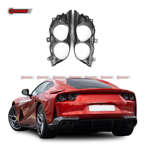ฝาครอบไฟท้ายรถยนต์คาร์บอนไฟเบอร์แห้งคุณภาพสูง สไตล์ OEM สำหรับ Ferrari 812 - Product Image 4