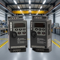 ZONCN NZ100 Tiga Inverter VFD Penggerak AC Fase Tunggal 0.75KW 50/60Hz 220V380V IP21 Kontrol VF Bersertifikasi CE