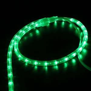 Ngoài trời <span class=keywords><strong>LED</strong></span> Rope Lights 18ft màu xanh lá cây <span class=keywords><strong>connectable</strong></span> IP65 không thấm nước cho trang trí nội thất - Product Image 5