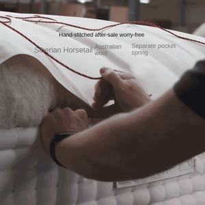 Dalvmo Continental at beş yıldızlı otel marka Ridge bahar Hailiteng High-end el yapımı atkuyruğu saç kral boyutu için kumaş - Product Image 2