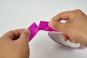 Warna-warni UV Neon Neon cahaya hitam bercahaya merekat sendiri kertas kain katun Gaffer lakban untuk pesta tanda pita - Product Image 2