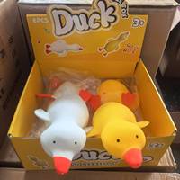 Nouveautés en gros : Squishy anti-stress extra-large en caoutchouc, motifs Canard jaune, Ananas, Fraise, Modèle 14 ans