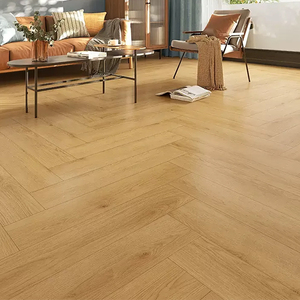 Azulejos de enclavamiento de grano de madera impermeables respetuosos con el medio ambiente 100% suelo Spc de vinilo clic de enclavamiento - Product Image 5