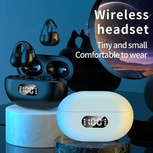 Trend Products BT V5.3 Auriculares intrauditivos para juegos Q80 Auriculares inalámbricos Batería LED X22 Clip Earring JL <span class=keywords><strong>Tecnología</strong></span> de conducción ósea - Product Image 5