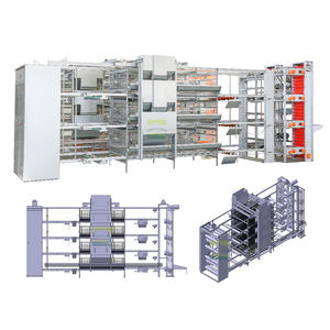 New Rustproof 3-Tier A-Frame Layer Cage- 5-Door Hot-Dip <strong>Galvanized</strong> System 120 Layers Capacity for Commercial Egg Farms - Product Image 3