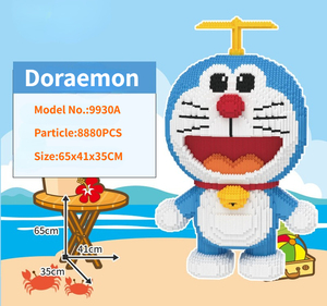 โมเดลโดราเอมอนของเล่นพลาสติก<span class=keywords><strong>รูป</strong></span>การ์ตูนบล็อกแอ็กชันสำหรับเด็ก<span class=keywords><strong>3D</strong></span> อิฐถุงพลาสติก ABS สำหรับทั้งชายและหญิง CN; Jin - Product Image 2