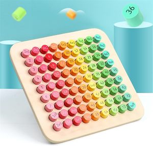 Nouveau Jouet Éducatif 3-en-1 en Bois : Tableau de Multiplication Cylindrique Coloré, Écologique et Non Toxique pour l'Apprentissage des Mathématiques (3 ans et plus) - Product Image 3