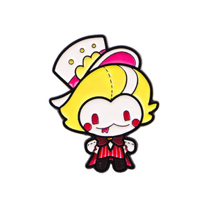 Broche Hell Inn, Badge en métal de dessin animé, Vente en gros, Logo personnalisable, Épingles de revers créatives en émail Kawaii pour collection de fans et cadeaux - Product Image 4