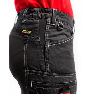 BLAKLADER - 715911429900C38 Pantalones de servicio para mujer Stretch Black - EAN 7330509485781 PANTALONES DE TRABAJO DE CARGO - Product Image 4