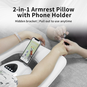 Snrqi Tùy Chỉnh Móng Tay Nghệ Thuật Làm Việc Gối Tay Đệm Làm Móng Mạng-Giảm Mệt Mỏi Được Xây Dựng Trong Khung Điện Thoại Đa Mục Đích Có Thể Điều Chỉnh - Product Image 2