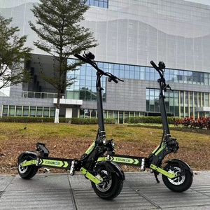 Dropshipping 11 Inch Road/Off Road Adult E Scooter 60V 30AH 40AH Dual Motor 38-75 Miles Range Foldable Scooter - Product Image 1