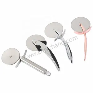 Pizza Cutter Retail Hot Sale Pizza Dough Cutter For 35cm Stainless Steel Roll Cutter Wheel With PP Cover Pizza Tool