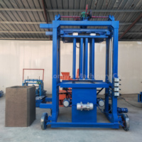 Machine de formage automatique de cercles de puits en béton personnalisable, formage unique, machine de fabrication de tuyaux à haute capacité LongYu