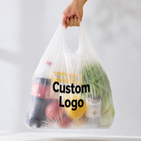 Sacs en plastique PE de haute qualité avec logo personnalisé, sacs imprimés sur mesure pour l'emballage de marchandises